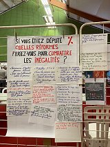 Mur de Paroles à Louviers - Question des inégalités